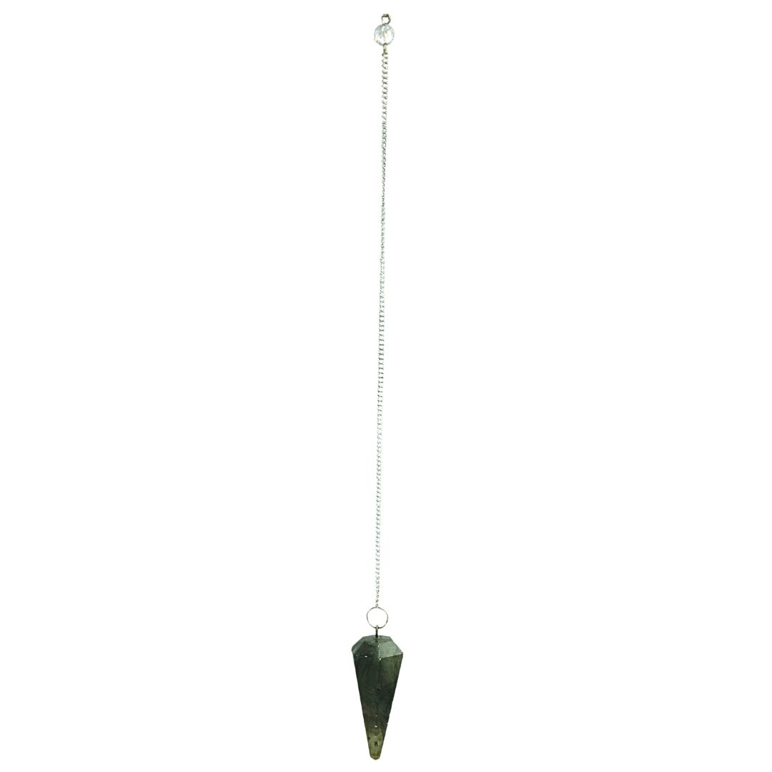 Labradorite Pendulum Hexagonal Cone