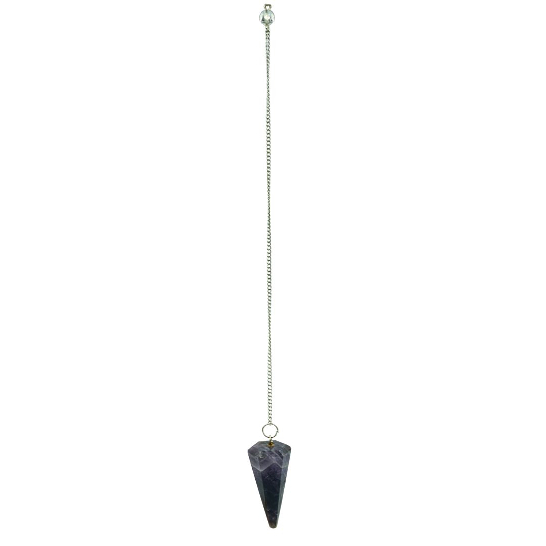 Amethyst Pendulum Hexagonal Cone