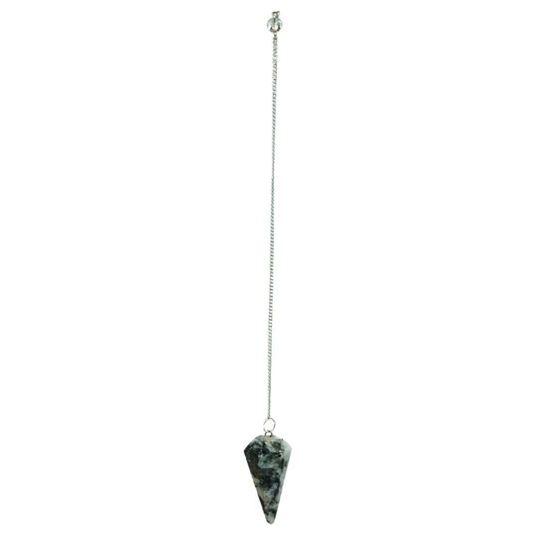 Rainbow Moonstone Pendulum Hexagonal Cone