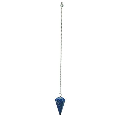 Lapis Lazuli Pendulum Hexagonal Cone