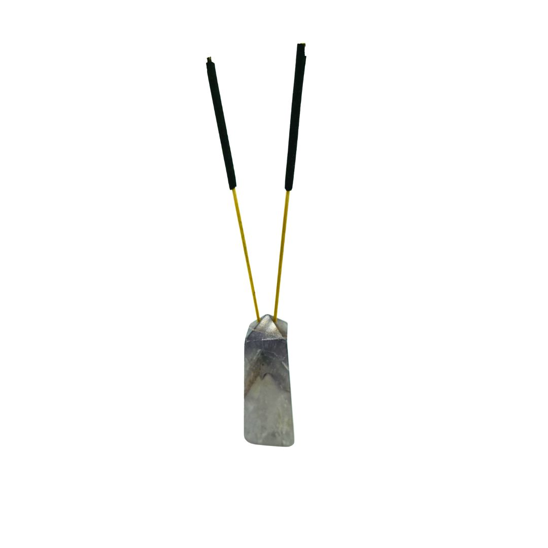 Amethyst Tower Incense Holder