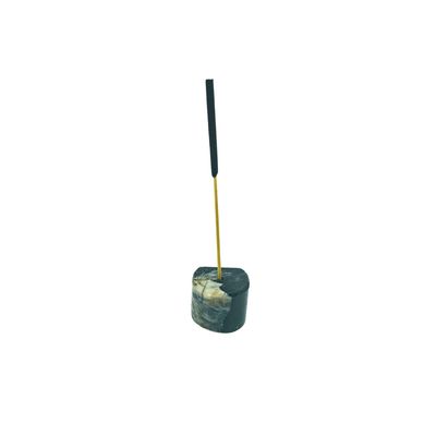 Black Tourmaline Tumbled Gemstone Incense Holder