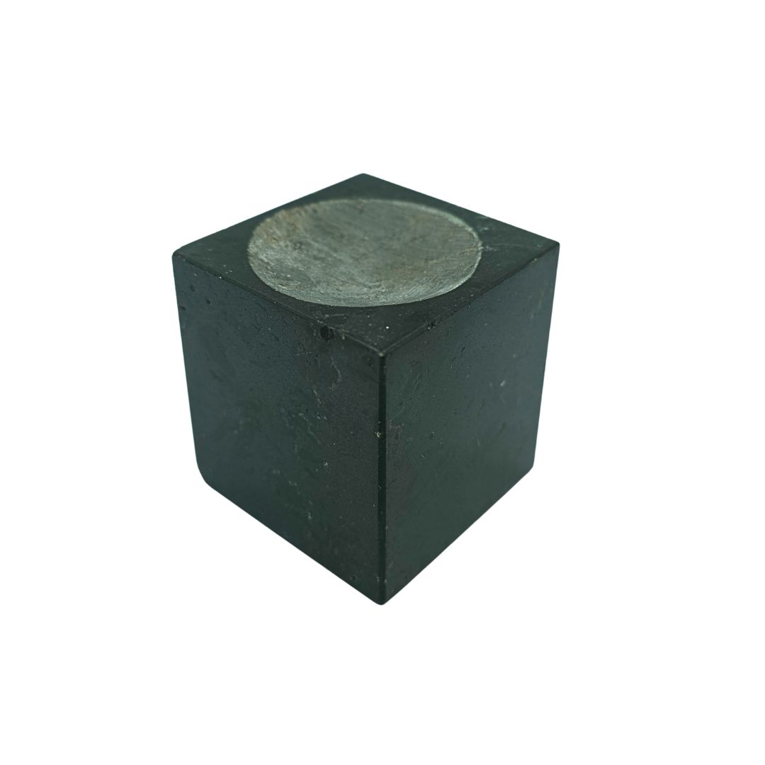 Black Tourmaline Cube Sphere Stand 45mm (3cm cradle)