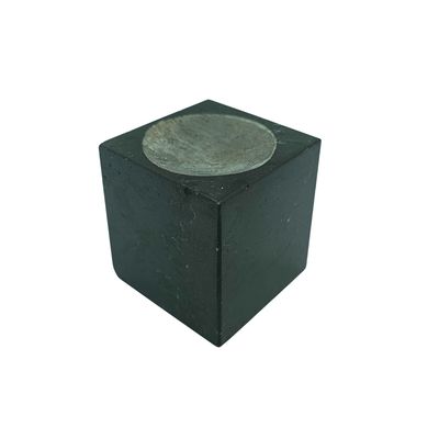 Black Tourmaline Cube Sphere Stand 45mm (3cm cradle)
