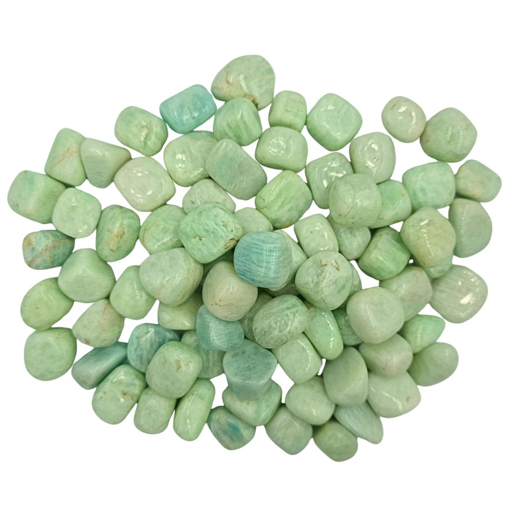 Amazonite Tumbled Gemstone Medium - Pack of 10