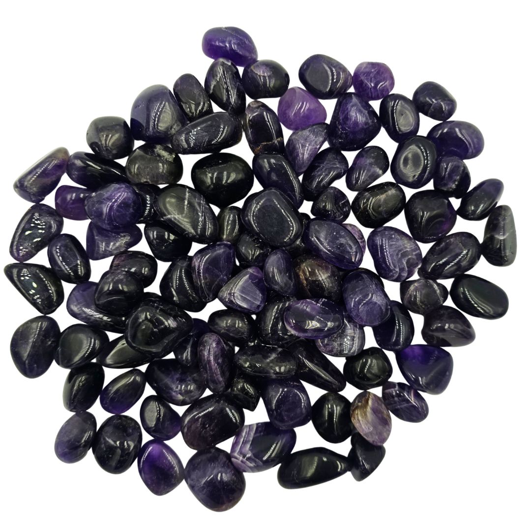 Amethyst AAA Tumbled Gemstone Small - Pack of 10