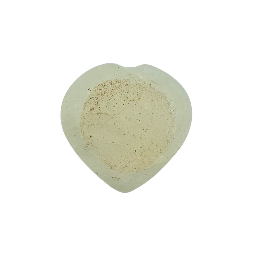 Clear Quartz Sphere Stand Heart (3cm cradle)
