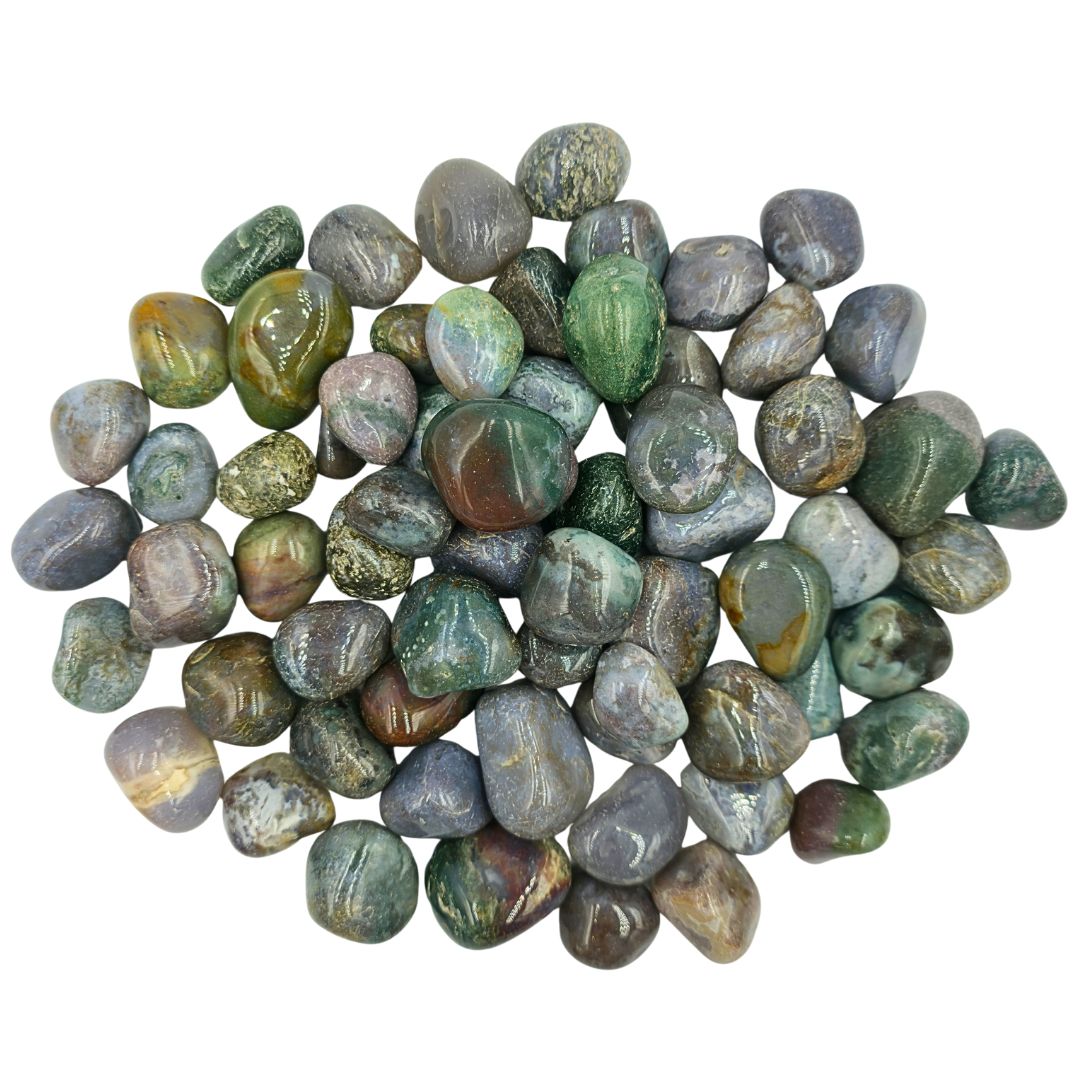 Fancy Jasper Tumbled Gemstone Small - Pack of 10