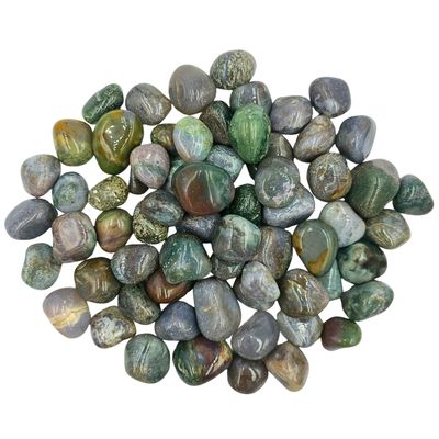 Fancy Jasper Tumbled Gemstone Small - Pack of 10