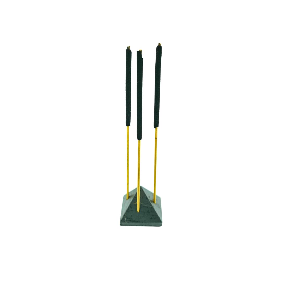 Hematite Mini Pyramid Incense Holder