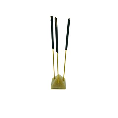 Honey Calcite Mini Pyramid Incense Holder