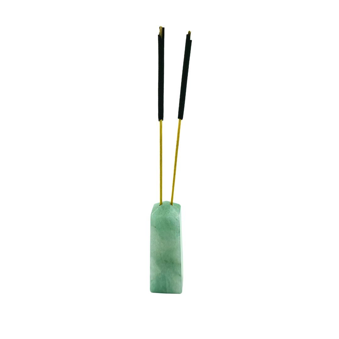 Green Aventurine Tower Incense Holder