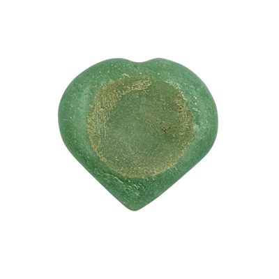 Green Aventurine Sphere Stand Heart (3cm cradle)