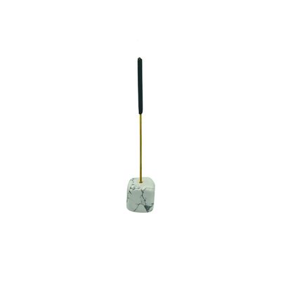 Howlite Tumbled Gemstone Incense Holder