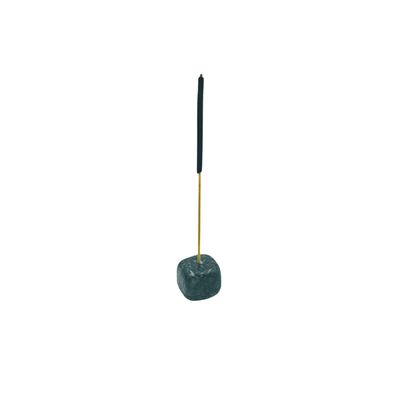 Indigo Gabbro Tumbled Gemstone Incense Holder