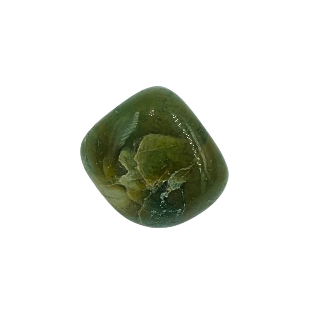 Green Jade Tumbled Gemstone Small  - Single