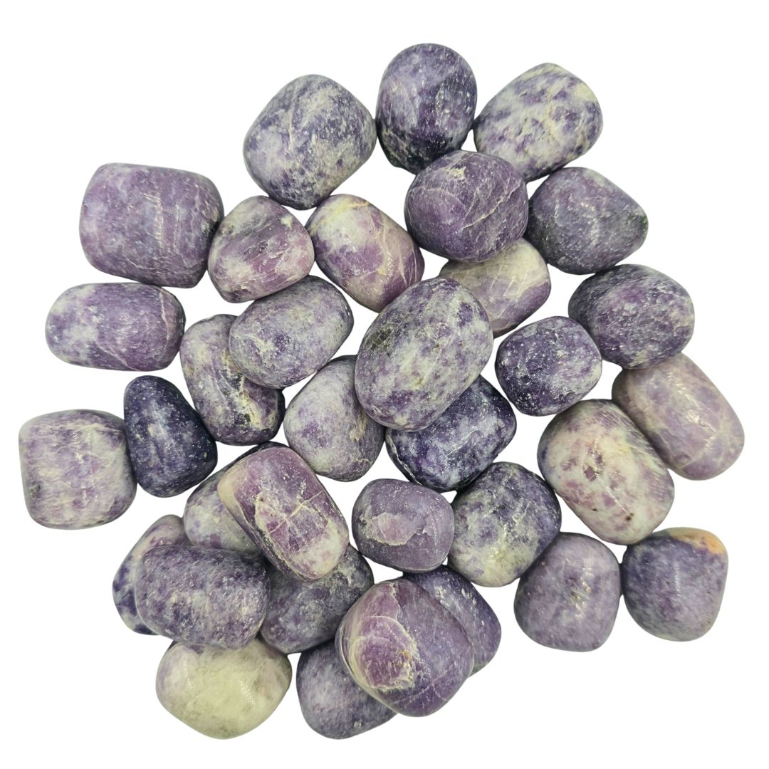 Lepidolite Tumbled Gemstone Medium  - Pack of 10