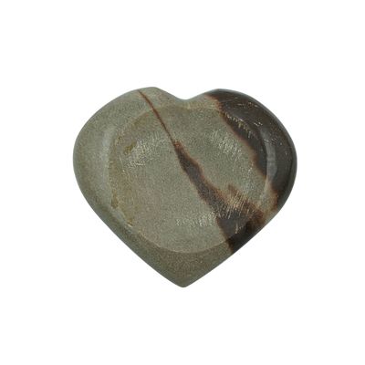 Lingam Stone Sphere Stand Heart (3cm cradle)