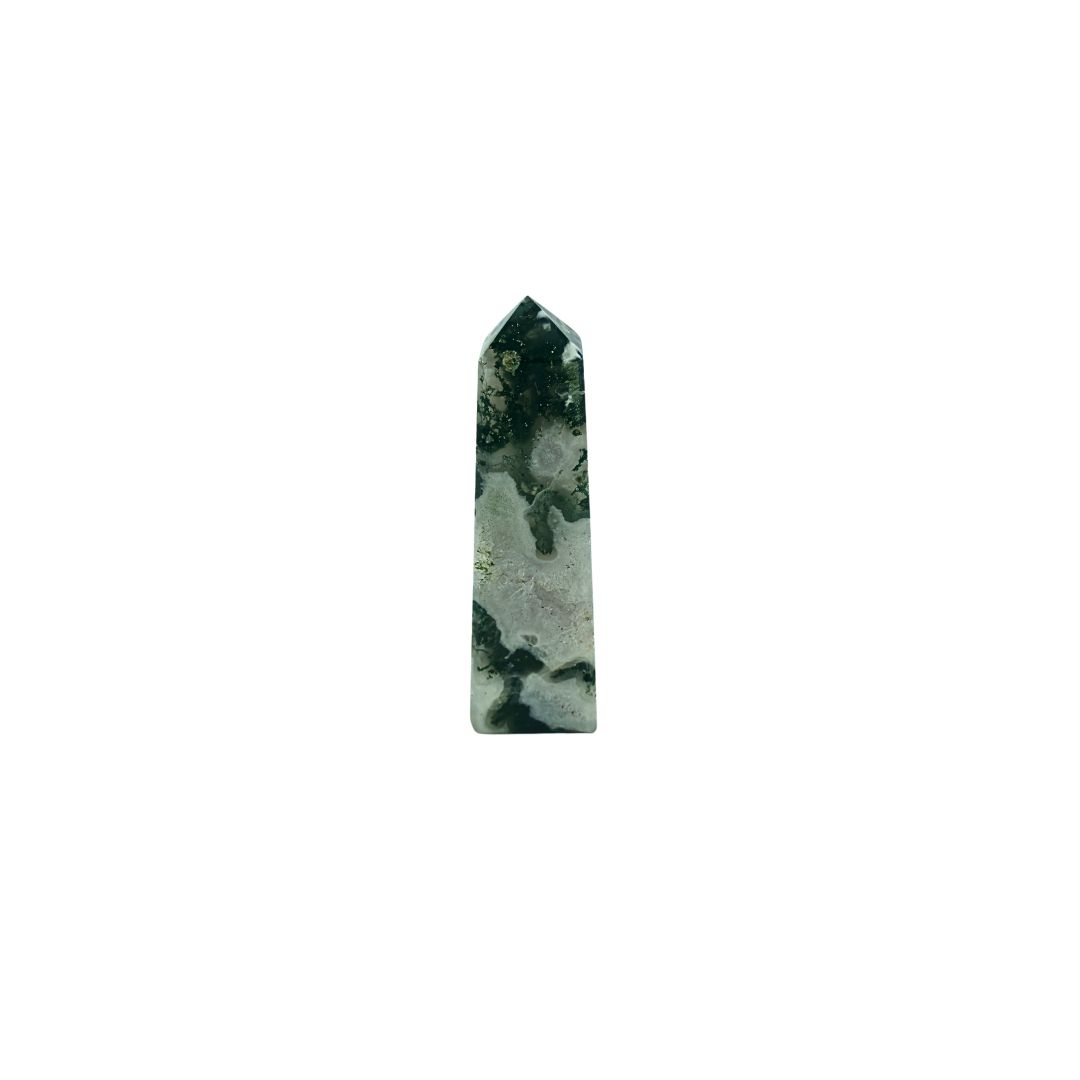 Moss Agate Tower 120g