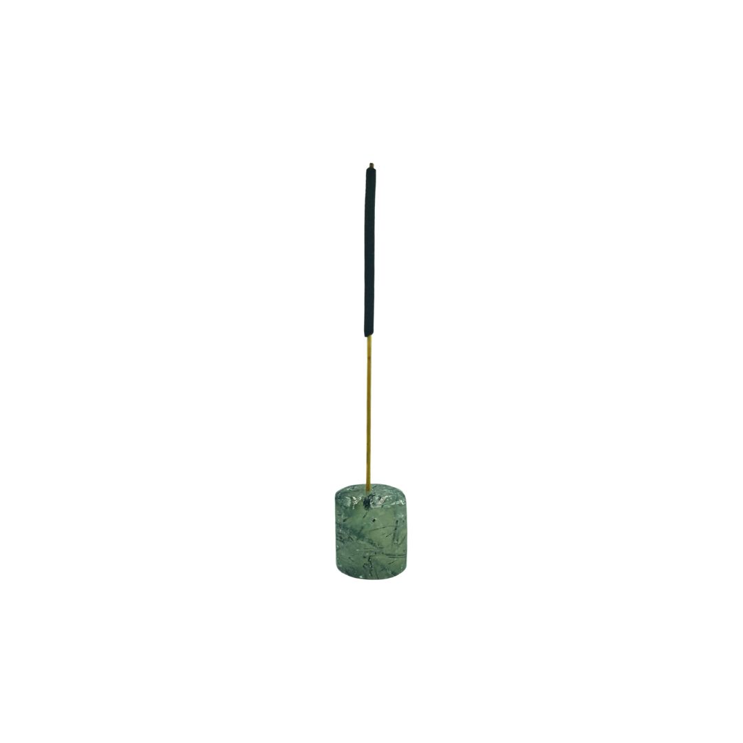 Prehnite Tumbled Gemstone Incense Holder