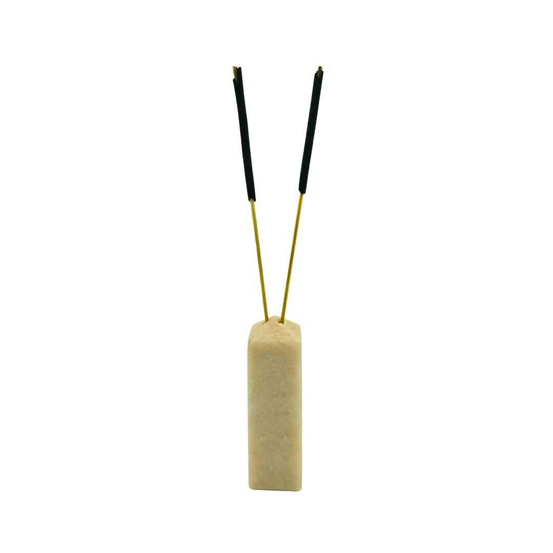 Peach Moonstone Tower Incense Holder