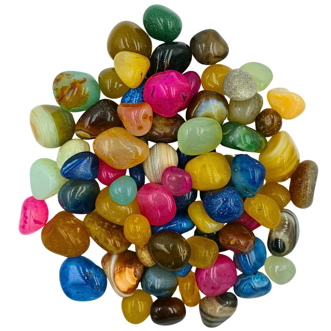 Rainbow Mix Tumbled Mystery Pack - 500g