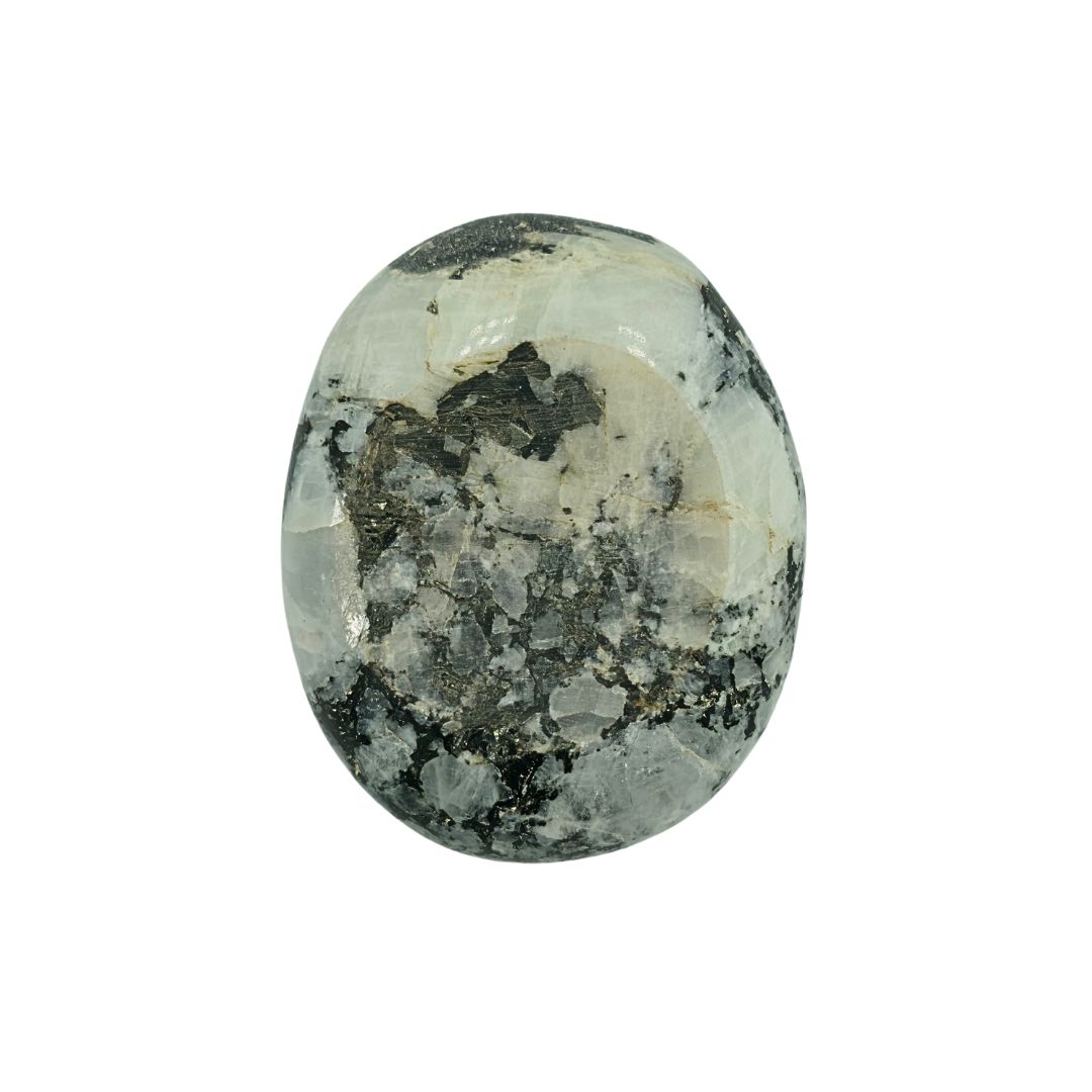 Rainbow Moonstone Sphere Stand Oval (3cm cradle)