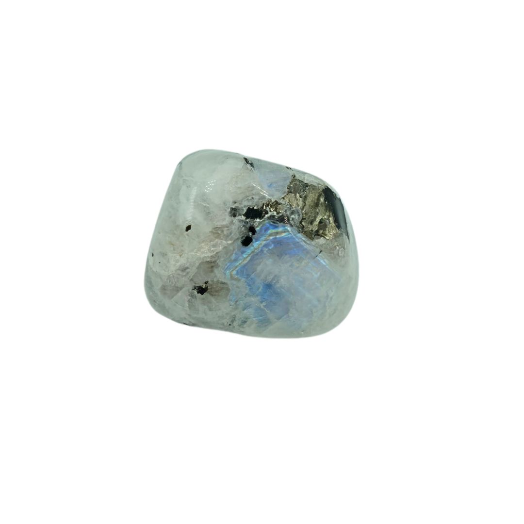 Rainbow Moonstone Tumbled Gemstone Medium  - Single