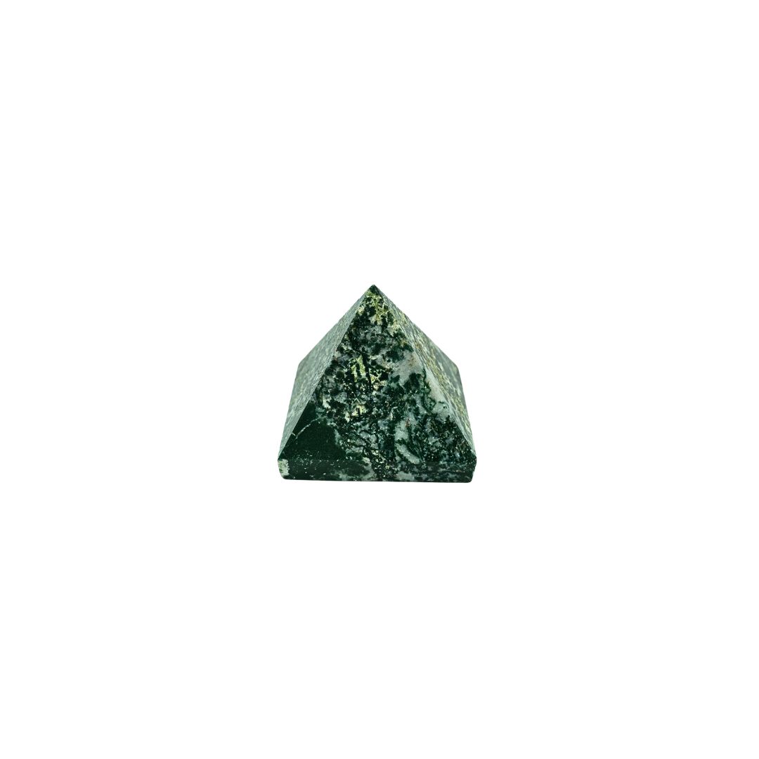 Moss Agate Pyramid (100g)