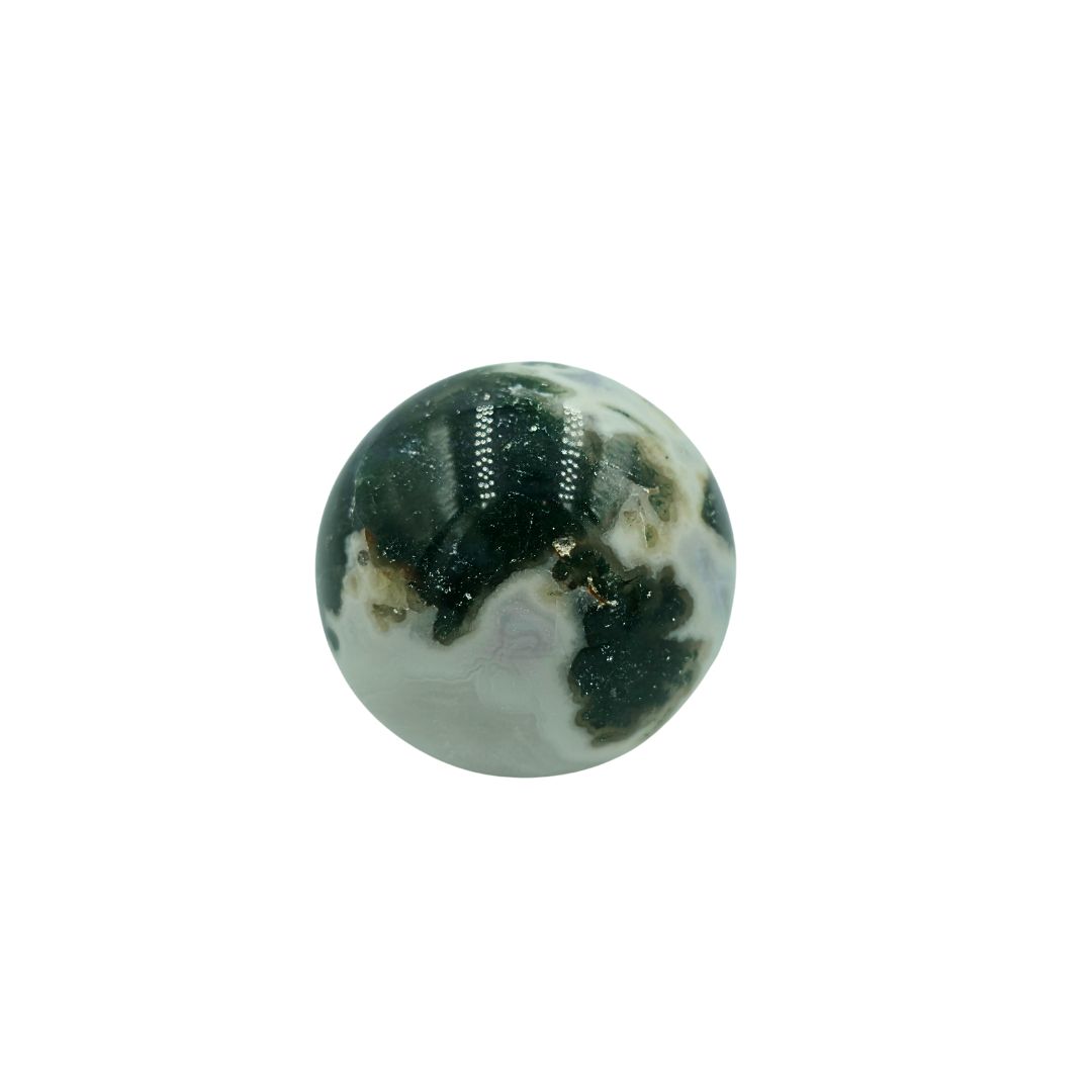 Moss Agate Sphere (300g)