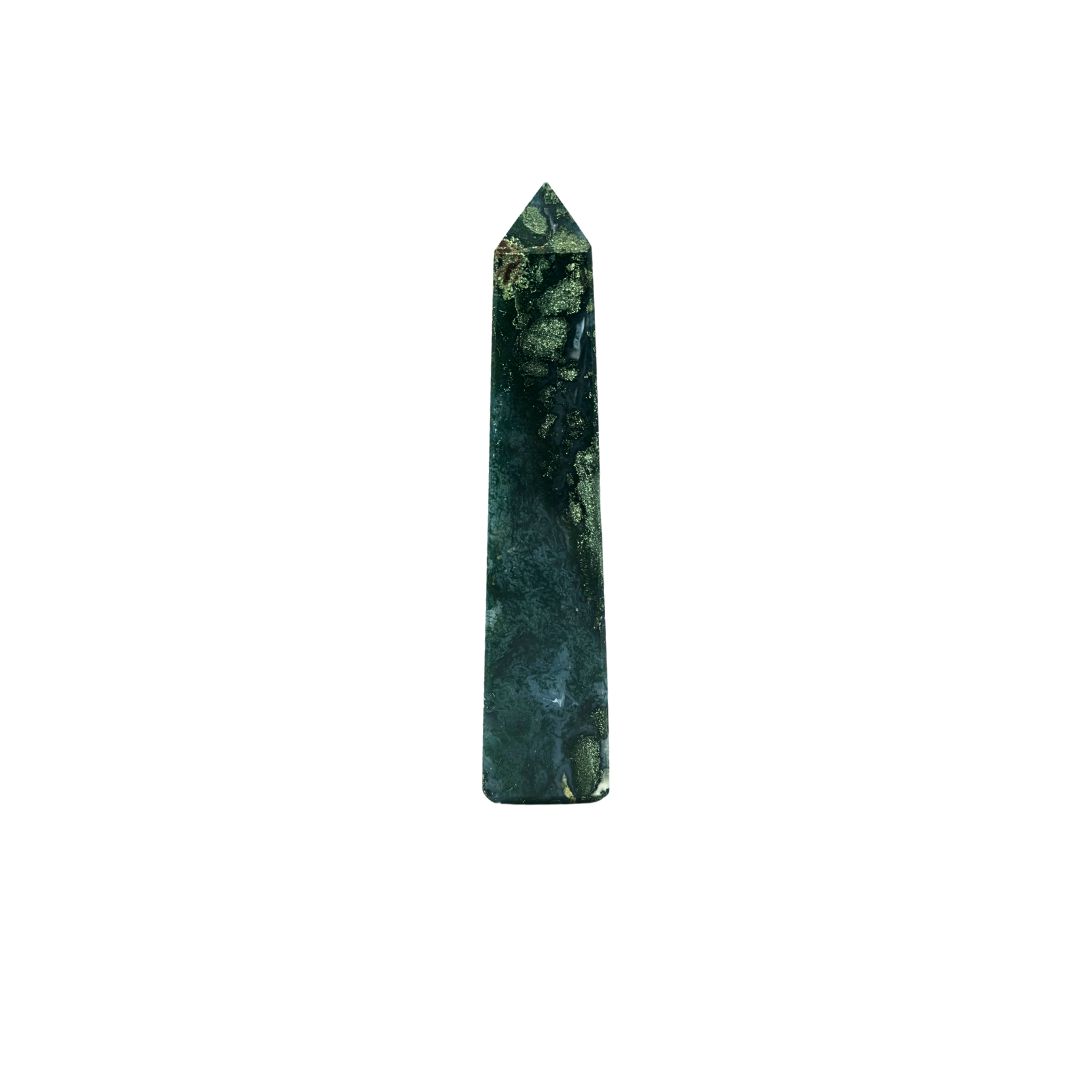 Moss Agate Tower 370g