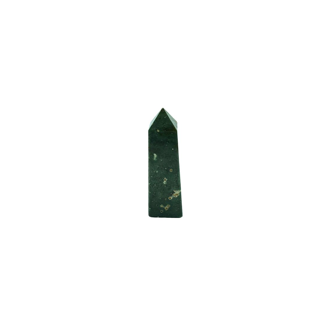 Moss Agate Tower 80g