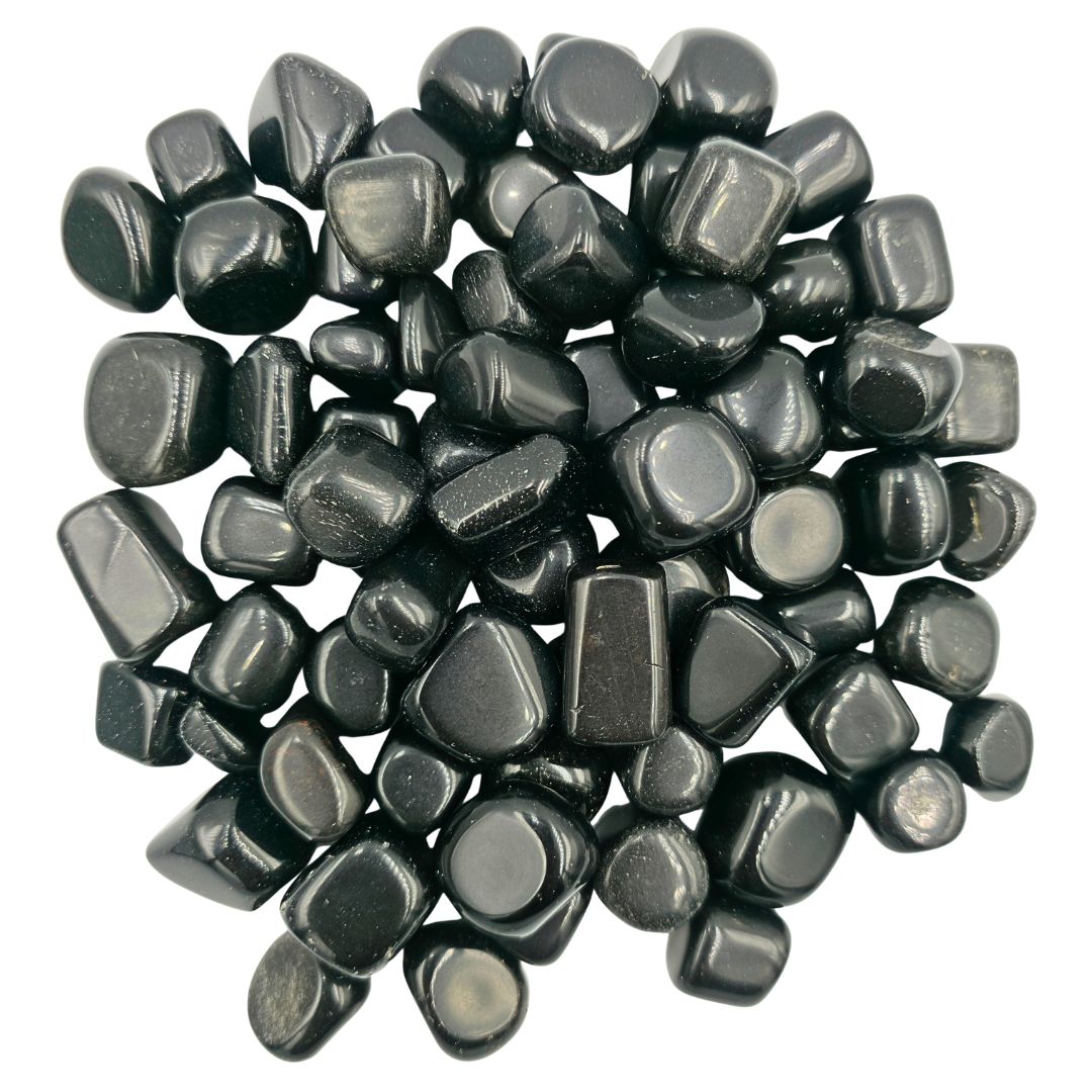 Obsidian Tumbled Gemstone Small  - Pack of 10