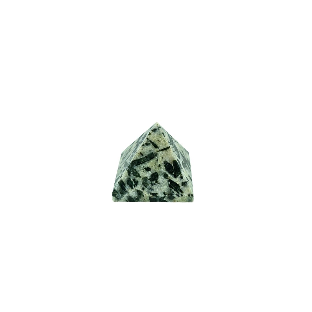 Green Tourmaline in Quartz Pyramid (100g)
