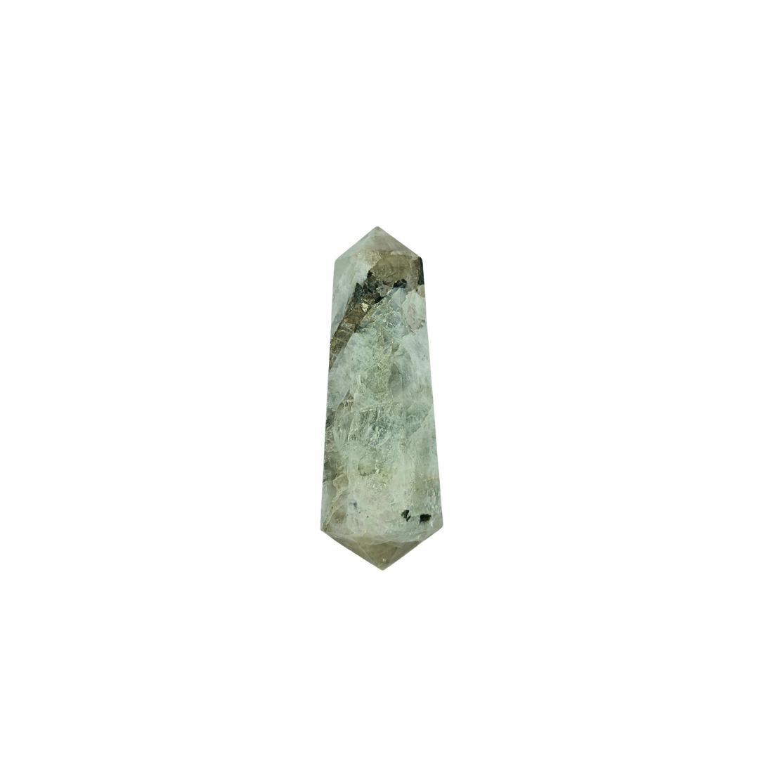 Rainbow Moonstone Double Point Wand 50g