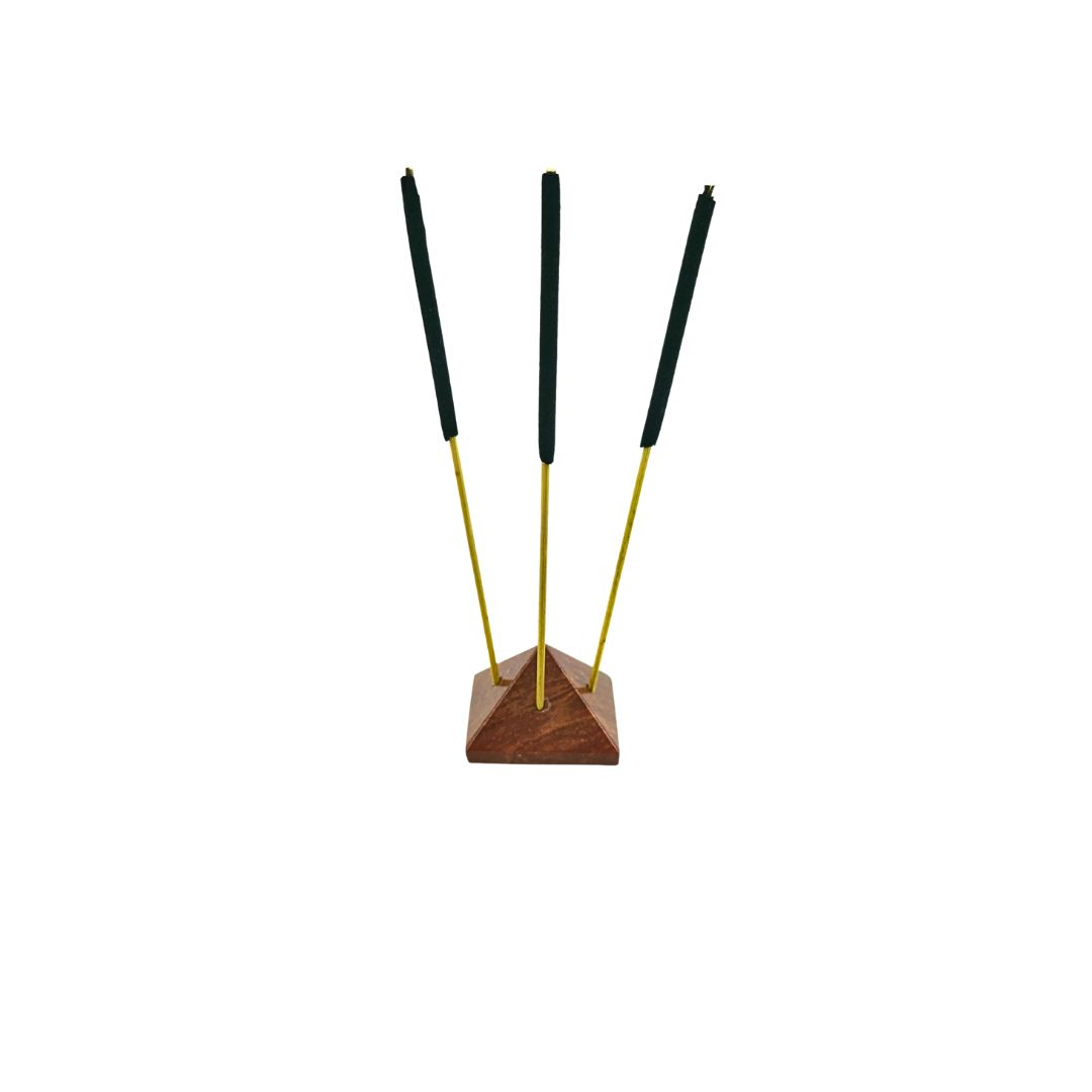 Red Jasper Mini Pyramid Incense Holder