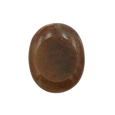 Red Strawberry Quartz Sphere Stand Oval (3cm cradle)
