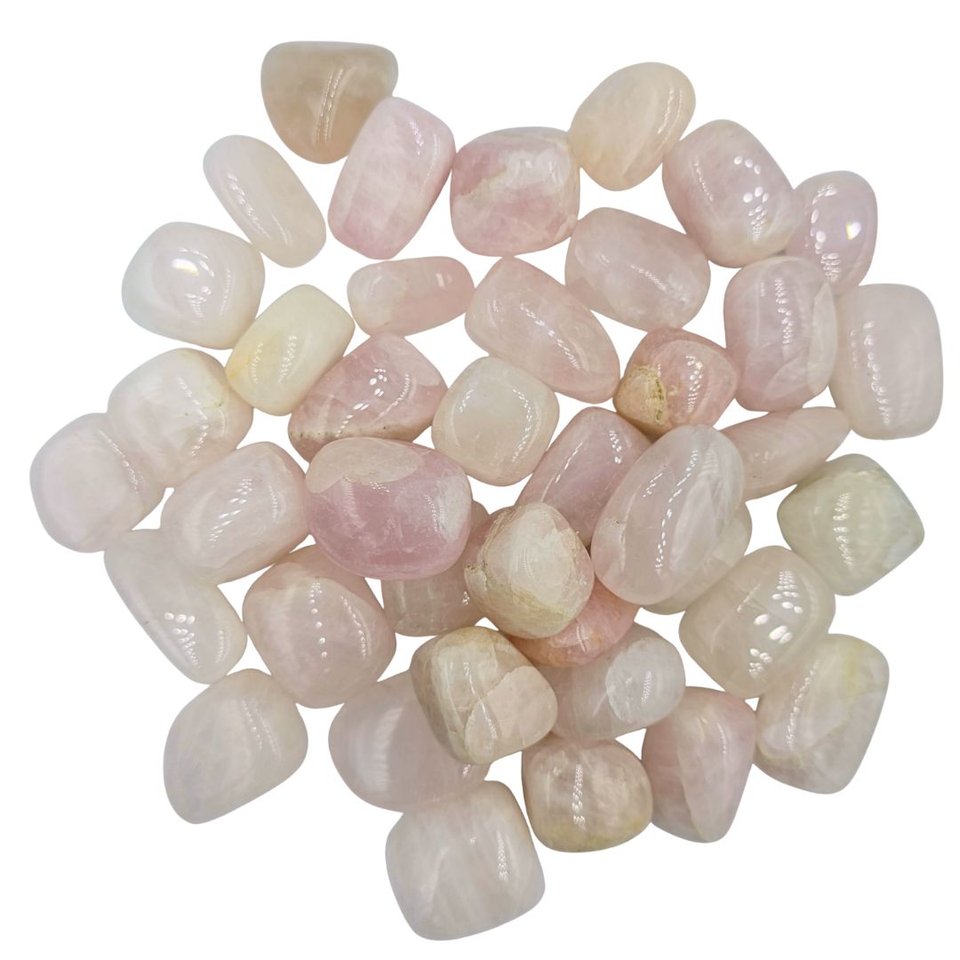 Rose Quartz Tumbled Gemstone Medium - Pack of 10
