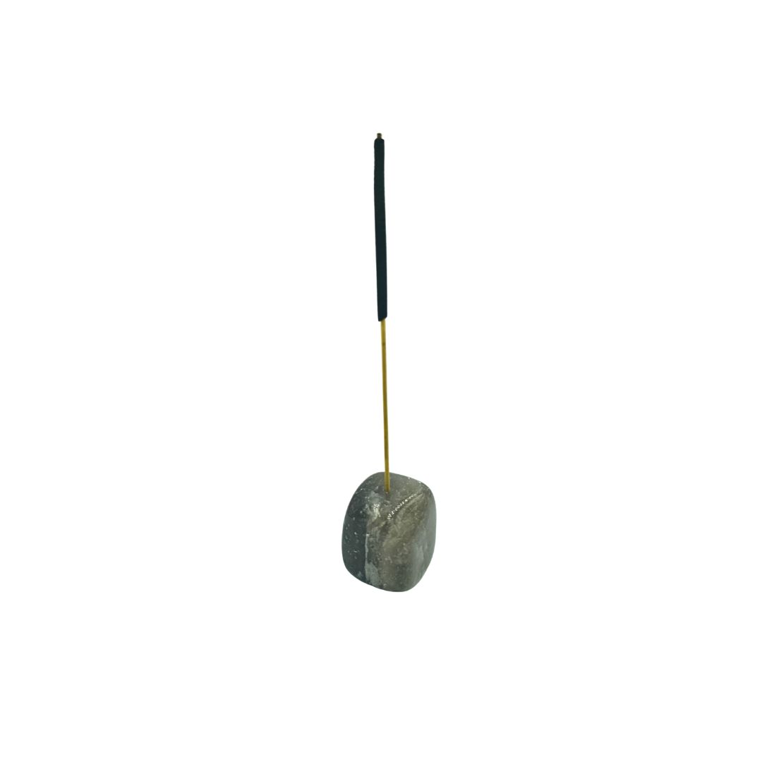 Smoky Quartz Tumbled Gemstone Incense Holder