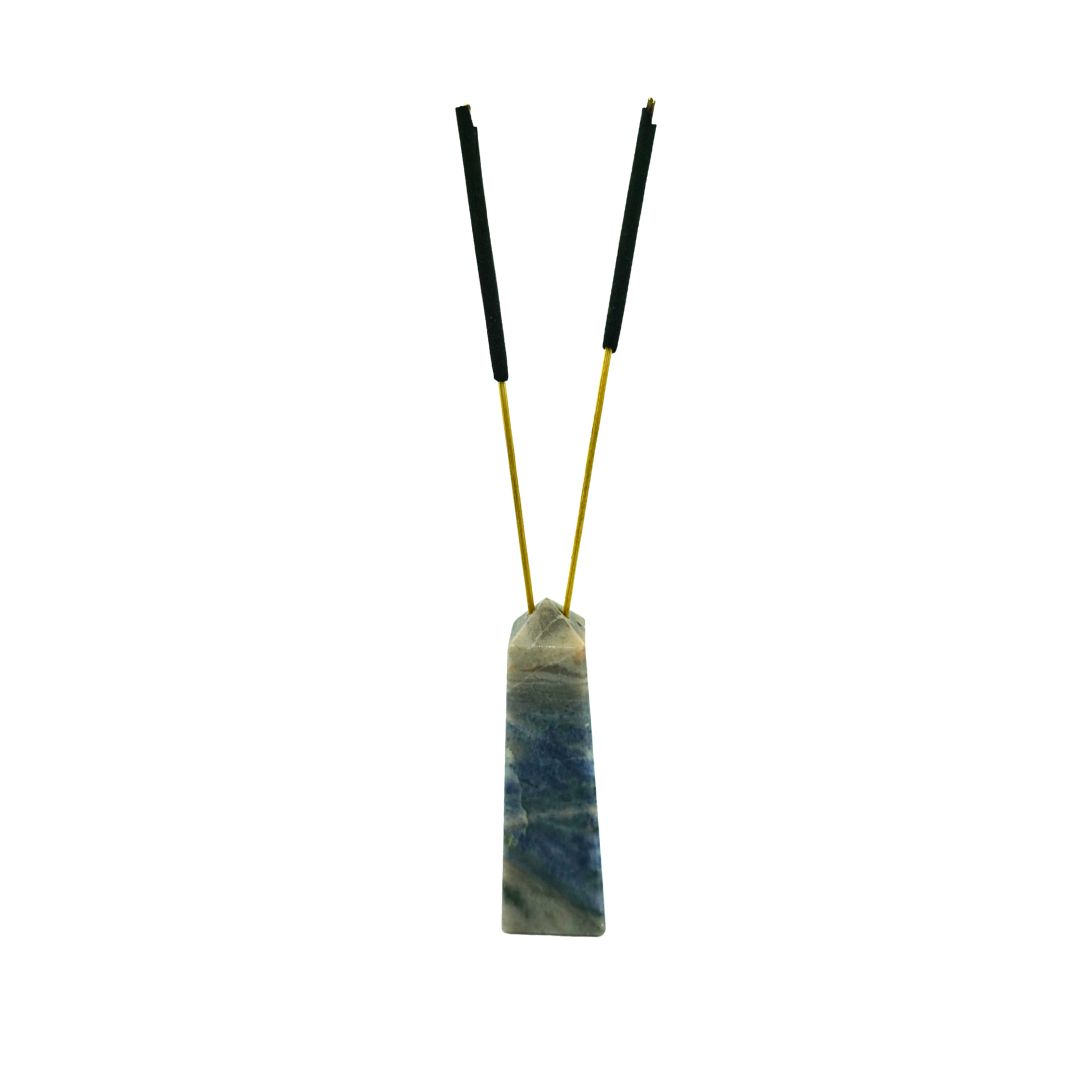 Sodalite Tower Incense Holder