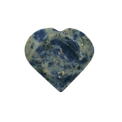 Sodalite Sphere Stand Heart (3cm cradle)