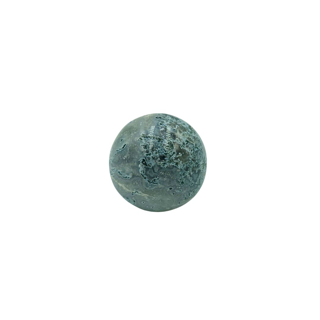 Tree Agate (Blue) Sphere (140g)