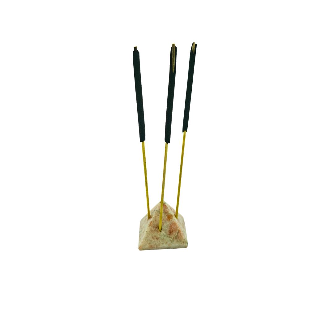 Sunstone Mini Pyramid Incense Holder