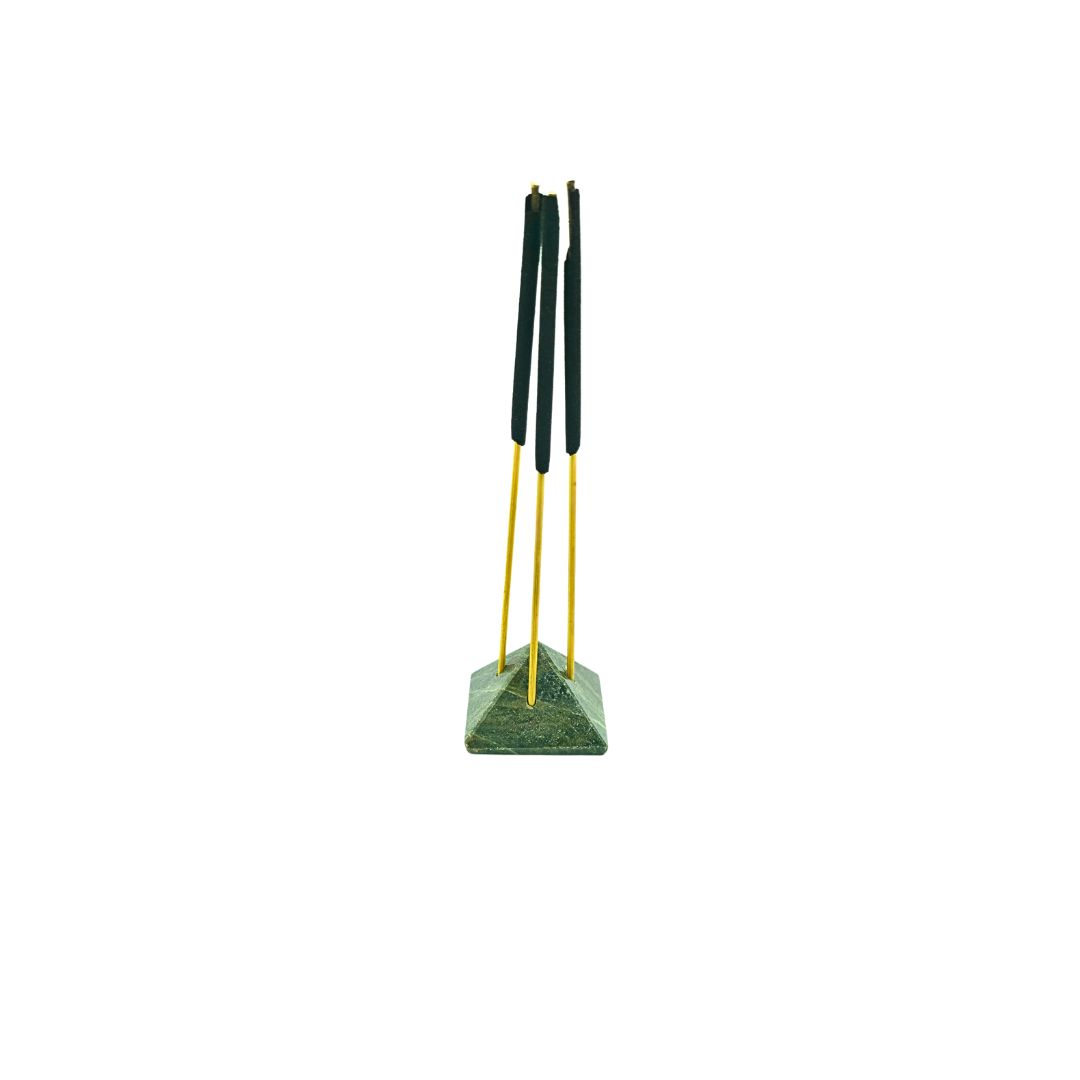 Vessonite Mini Pyramid Incense Holder