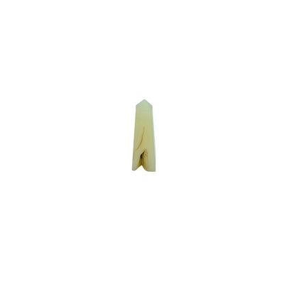 White Calcite Geode Tower 40g