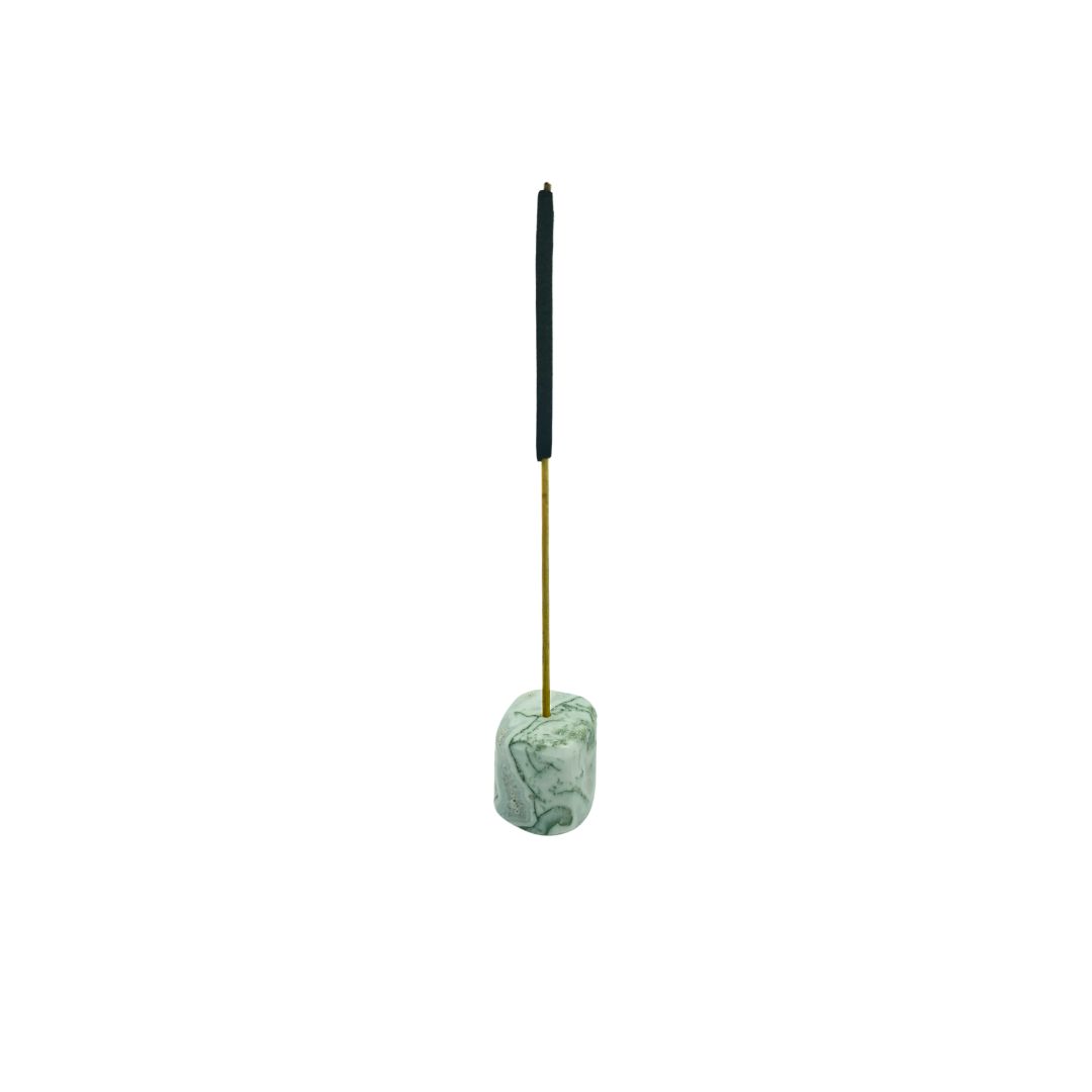 Tree Agate Tumbled Gemstone Incense Holder