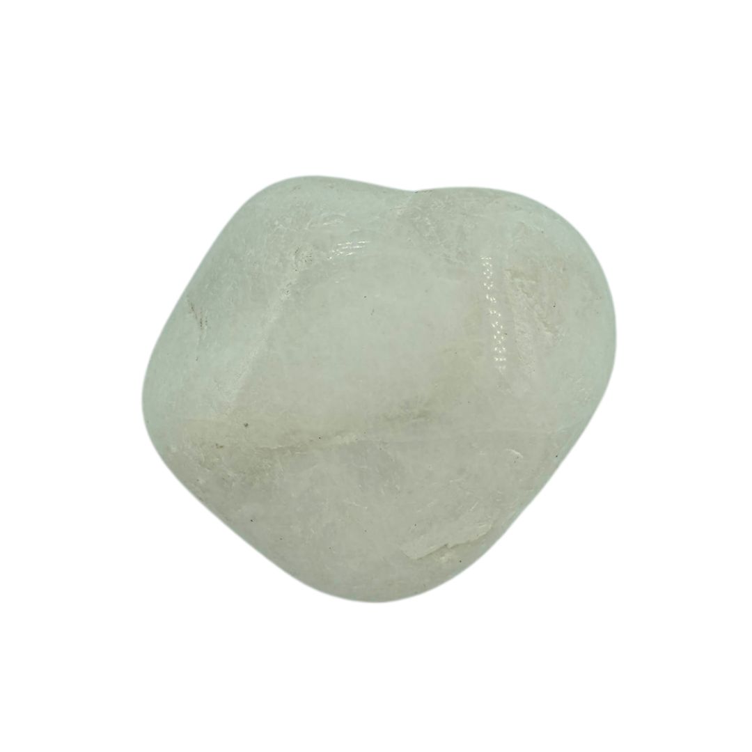 White Agate Tumbled Gemstone Large - Single