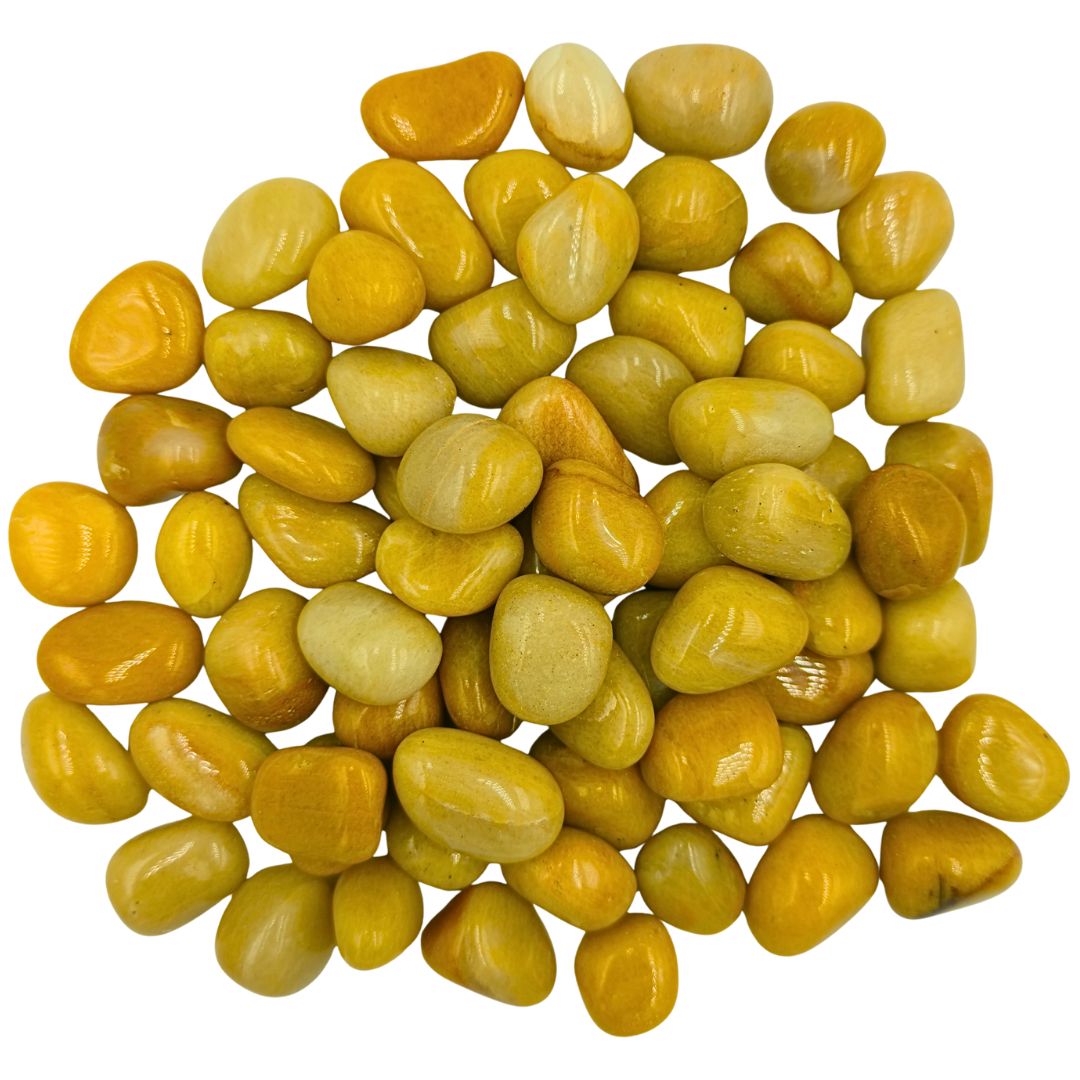 Yellow Aventurine Tumbled Gemstone Small  - Pack of 10