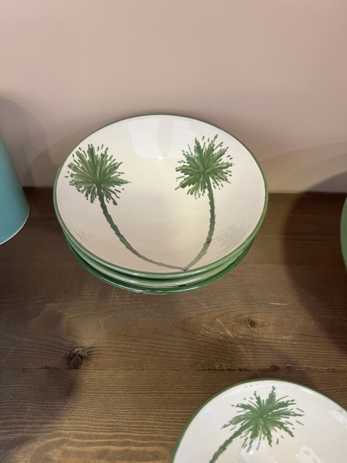 Green Palm Bowl Large