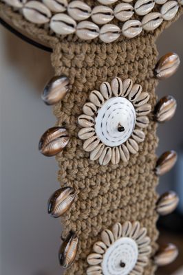 Ornate Primitive Collar on Stand